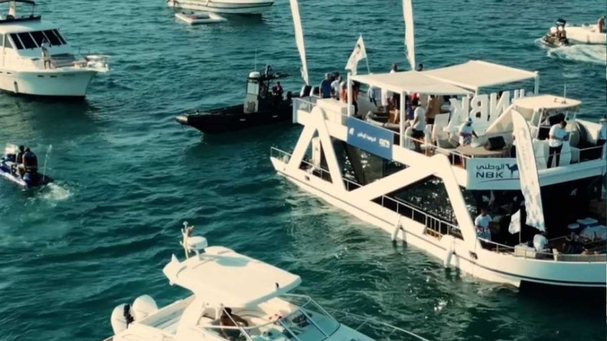 جانب من احتفال بنك الكويت الوطني بحسب الجوهرة